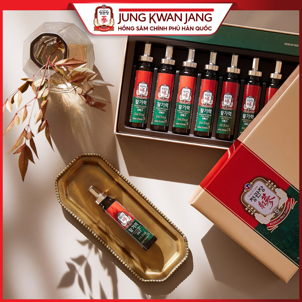 Ảnh Nước Uống Hồng Sâm KGC Jung Kwan Jang Vital Tonic (Hwal Gi Ruk) (20ml x 10 Ống) 3