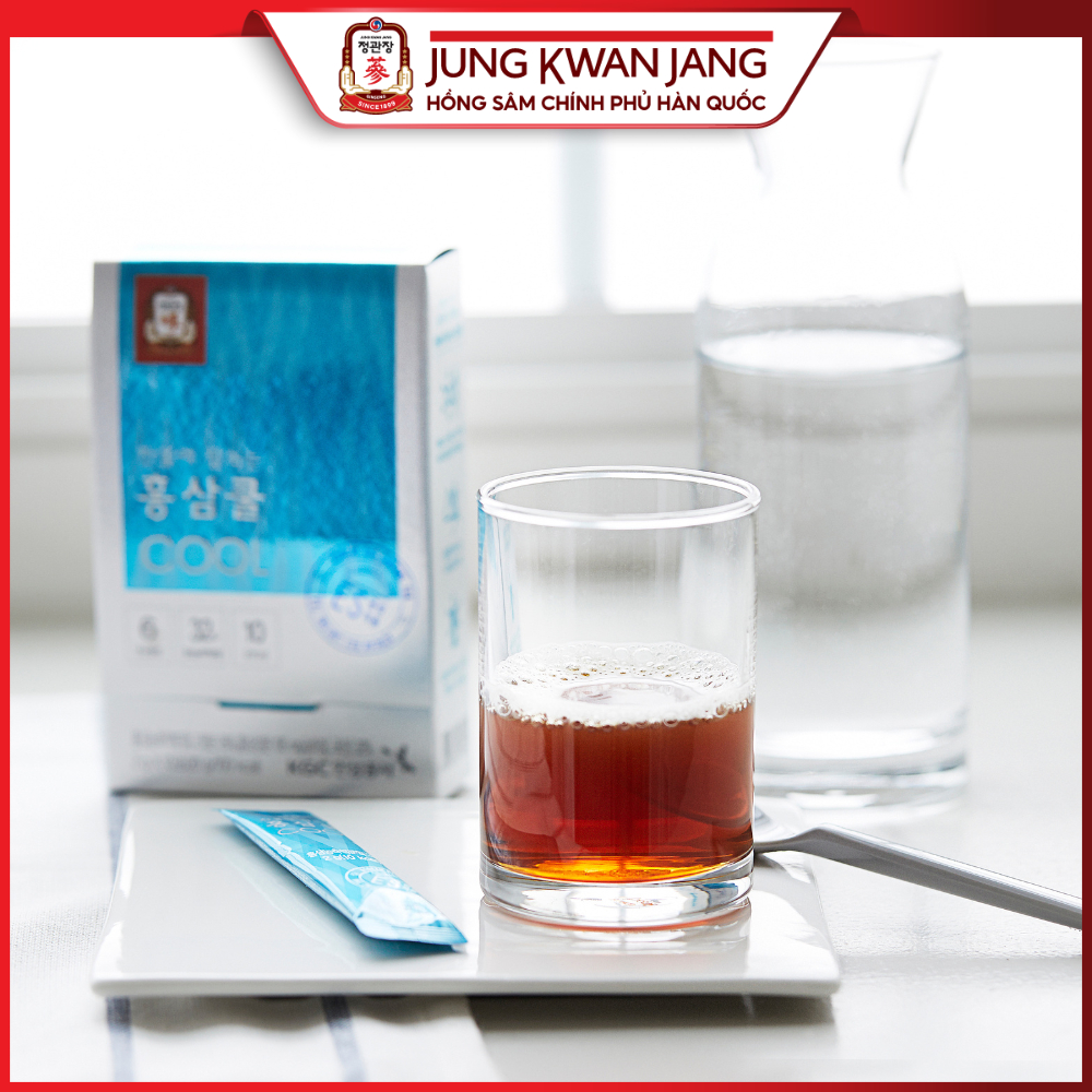Ảnh Trà Hồng Sâm Hàn Quốc Hòa Tan Tea Cool KGC Jung Kwan Jang (10 gói) 2