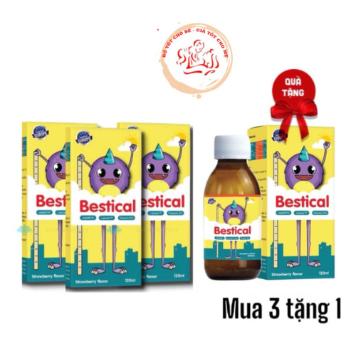 Bestical bổ sung canxi và vitamin d3k2 giúp tăng chiều cao vượt trội cho bé