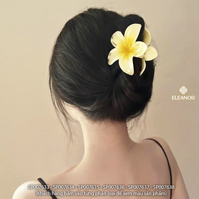 Kẹp hoa sứ Eleanor Accessories kẹp tóc nữ càng cua nhiều màu phụ kiện tóc 7633
