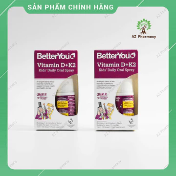 [Công Ty] Better You D3 K2 Vitamin D3 + K2 dạng xịt của Anh cho bé từ 1 tuổi trở lên