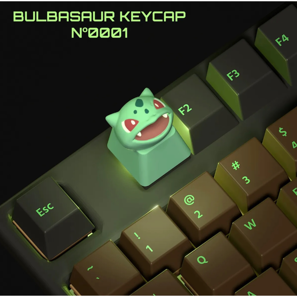 Keycap Bulbasaur | BKsmart | Pokémon | Keycap Bàn phím cơ | Pokemon ...