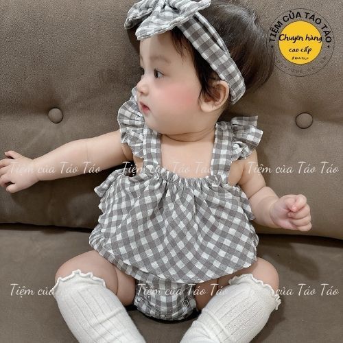 ( HÀNG CÓ SẴN) Set bodysuit kèm mũ tặng kèm tất / vớ cho Bé Gái cover Hàn Quốc Ikii, Uhorang, Monbee
