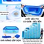 Bể Bơi Cho Bé 2M6/2M1/1M8/1M5/1M3/1M2 - 3 Tầng Kèm Miếng Vá