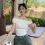 Áo cộc trễ vai croptop ôm body chất liệu thun co giãn phong cách thời trang Hàn Quốc SP140