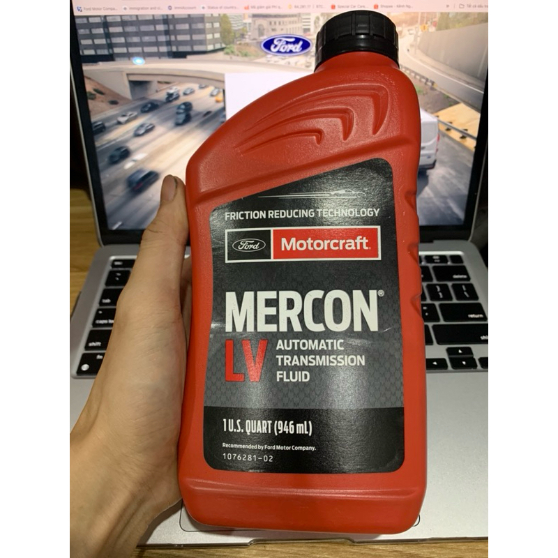 [CHÍNH HÃNG] DẦU HỘP SỐ TỰ ĐỘNG FORD MERCON® LV AUTOMATIC TRANSMISSION ...