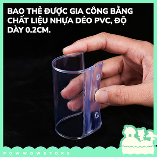 [Sẵn VN - Hỏa Tốc] Bao Đựng Thẻ Nhân Viên / Học Sinh / Sinh Viên Nhựa PVC Trong Suốt Dẻo Nhiều Kích Thước