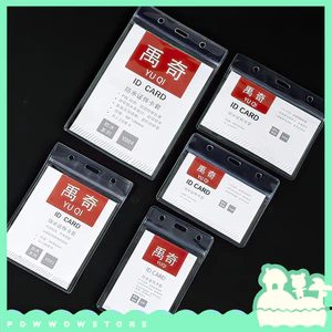 Bao Đựng Thẻ Nhân Viên / Học Sinh / Sinh Viên Nhựa PVC Trong Suốt Dẻo Nhiều Kích Thước