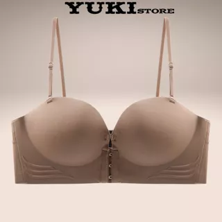 Áo Ngực Không Dây Cài Trước Đệm Dày 5cm Siêu Nâng Ngực Bản To Che Mỡ Thừa Kèm Dây Vai YUKI STORE 946