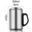 Ca giữ nhiệt, ca ủ cháo có quai chất liệu inox 2 lớp, dung tích 500ml