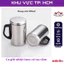 Ca giữ nhiệt, ca ủ cháo có quai chất liệu inox 2 lớp, dung tích 500ml