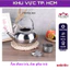 Ấm đun trà, ấm pha trà có lõi lọc, chất liệu inox, dung tích 600ml