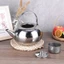Ấm đun trà, ấm pha trà có lõi lọc, chất liệu inox, dung tích 600ml