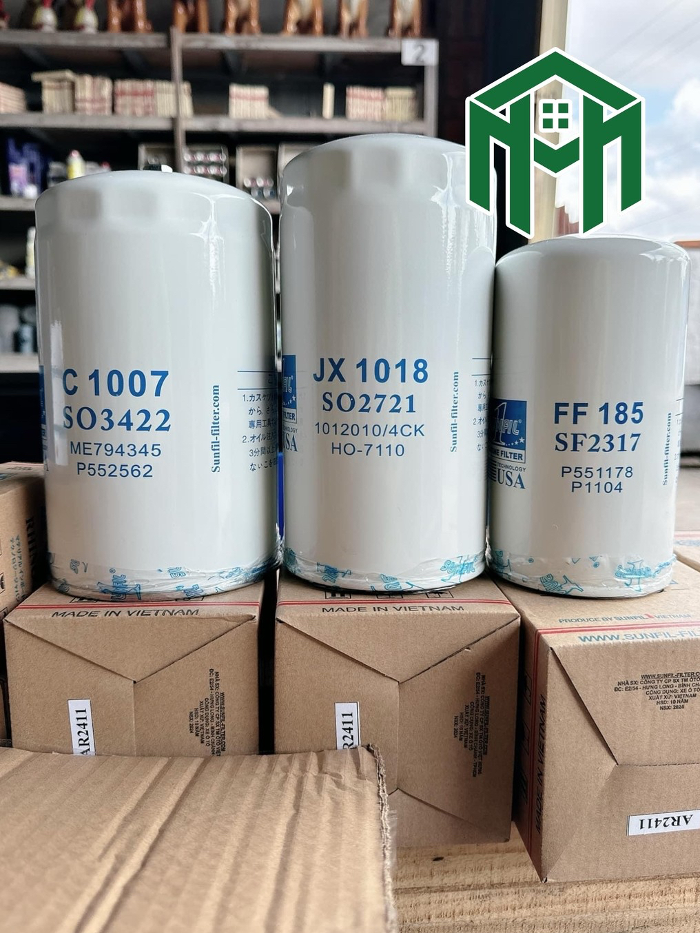 Lọc nhớt Sunfil, SO 1810B (C 1511) dùng cho ISUZU HILANDER 2T5, FAW TQ ...