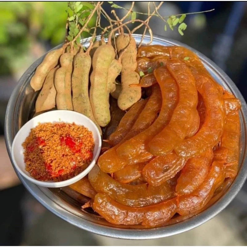 (Trợ giá) Me rim muối ớt ,me thái, me lào , me dốt rim đường thốt nốt , me ngâm chua ngọt,kẹo me, trà me ,me nguyên trái ảnh 3