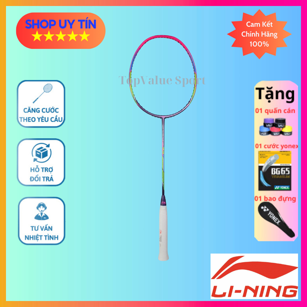 Khung vợt cầu lông Lining Winstorm 72 chính hãng (hàng công ty có pbh ...