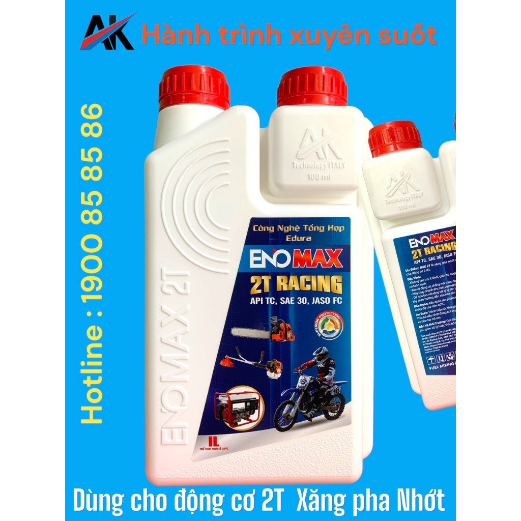 DẦU NHỚT AKLUBE  ENOMAX  2T RACING API TC SAE 30 JASO