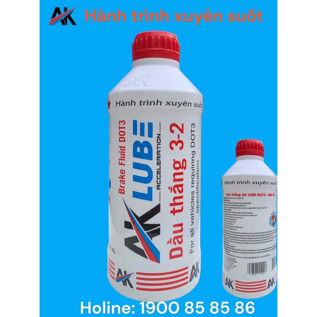 AKLUBE DẦU THẮNG DOT3 12X860ML