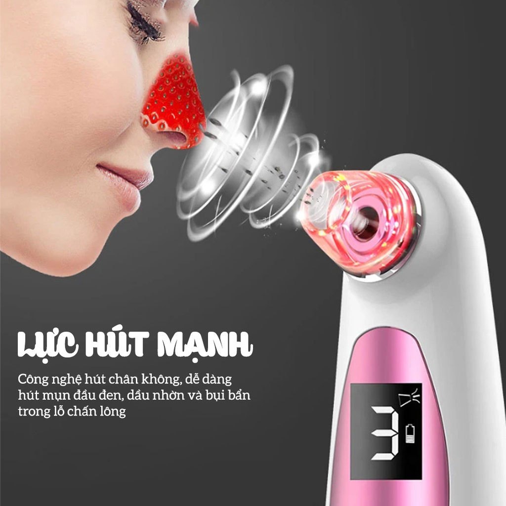 Ảnh Máy Hút Mụn đầu đen mụn cám LESCOLTON 3 chức năng, nâng cơ mặt di tinh chất massage mặt và mặt 3