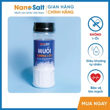 Muối Không I-Ốt Dành Cho Người Ăn Kiêng I-Ốt, Kiêng Mặn