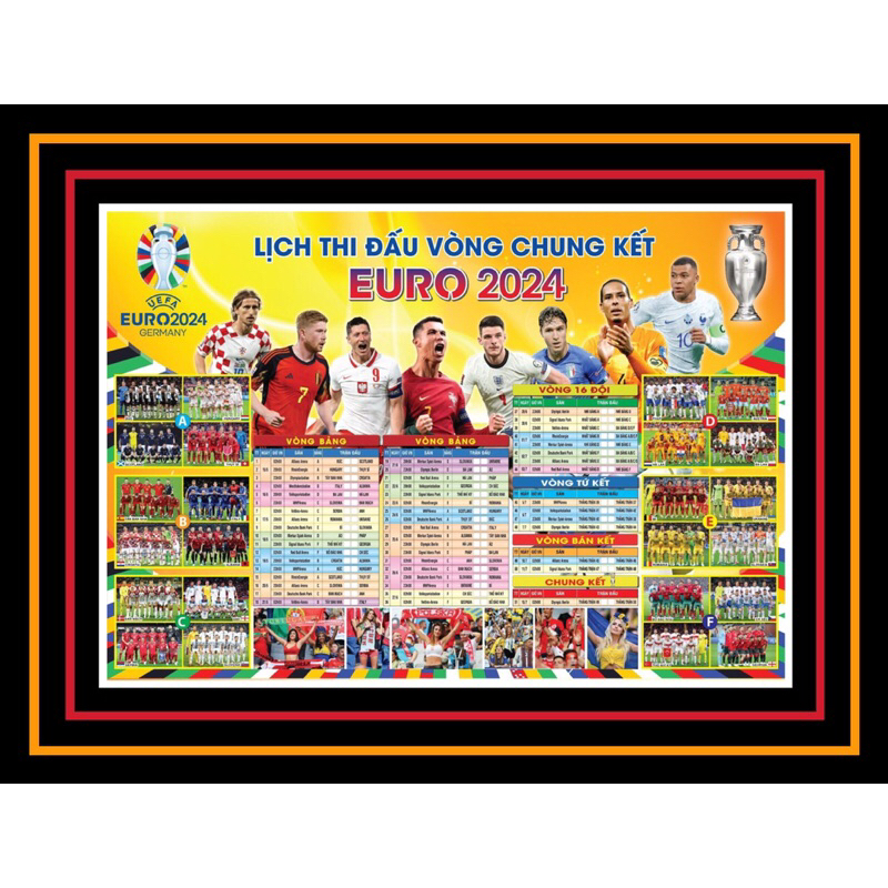 LICH THI ĐẤU BÓNG ĐÁ EURO 2024 - VPP QUỐC HUY | Shopee Việt Nam