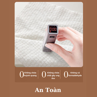 Hộp 14 Khăn Lau Mặt Dạng Nén Dùng 1 Lần Đi Du Lịch Tiện Lợi Chất Vải Cotton Cao Cấp 88472