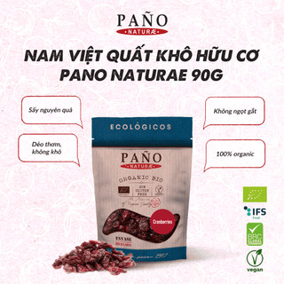 Nam việt quất khô hữu cơ Tây Ban Nha 90g Pano Naturae chính hãng