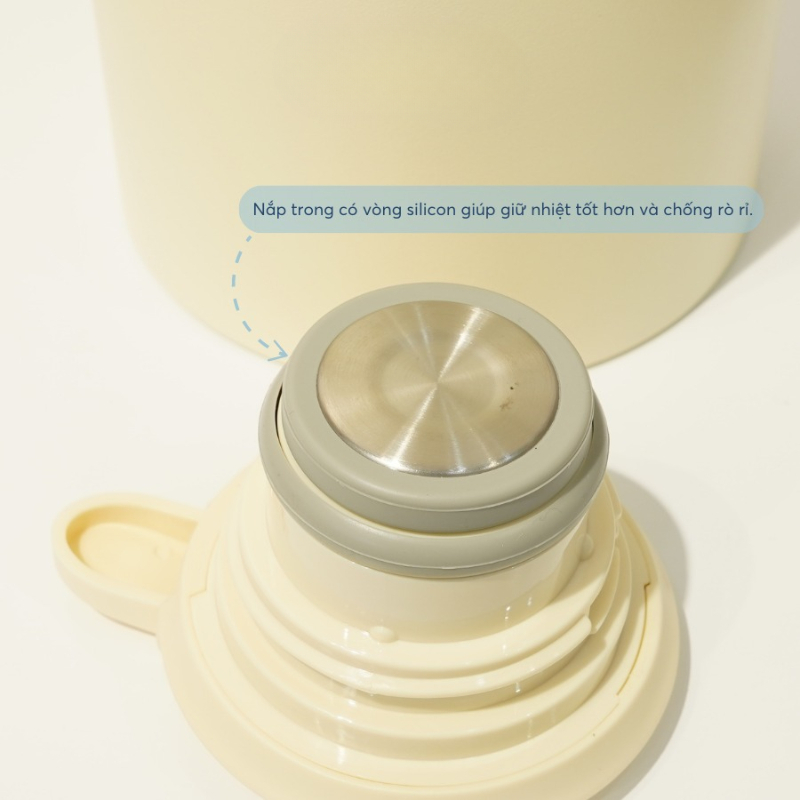 Ấm giữ nhiệt Fuji Home Inochi 1500ml cao cấp, độ bền cao, giữ nhiệt tốt theo tiêu chuẩn Nhật Bản