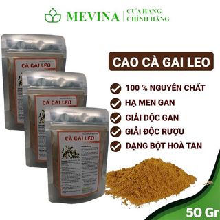 Cao Cà Gai Leo Nguyên Chất 50g, Hỗ Trợ Giải Độc Gan, Bảo Vệ Gan Dạng Bột Cao Khô Tiện Dụng