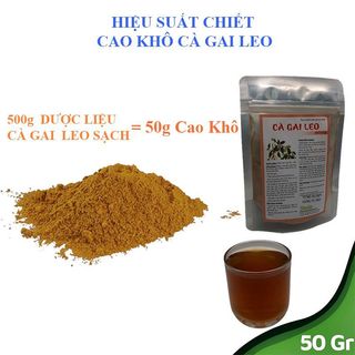 Cao Cà Gai Leo Nguyên Chất 50g, Hỗ Trợ Giải Độc Gan, Bảo Vệ Gan Dạng Bột Cao Khô Tiện Dụng