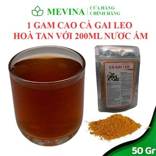 Cao Cà Gai Leo Nguyên Chất 50g, Hỗ Trợ Giải Độc Gan, Bảo Vệ Gan Dạng Bột Cao Khô Tiện Dụng