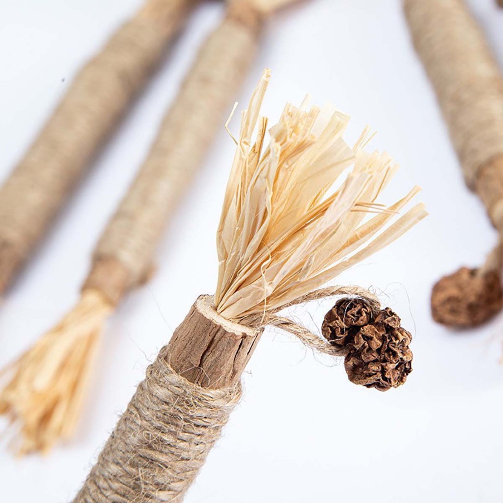 Que Gỗ Catnip Biscuit Cỏ Bạc Hà Cho Mèo Liếm Đồ Chơi Hay Gặm Chó Poodle Phụ Kiện Thú Cưng Cún Con Ngứa Răng Tự Chơi Cắn