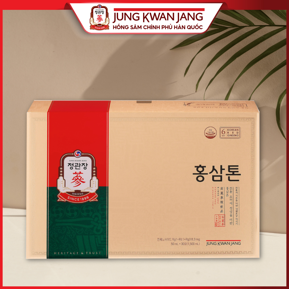 Ảnh Nước Hồng Sâm Pha Sẵn KGC Jung Kwan Jang Tonic (30 gói x 50ml) 4