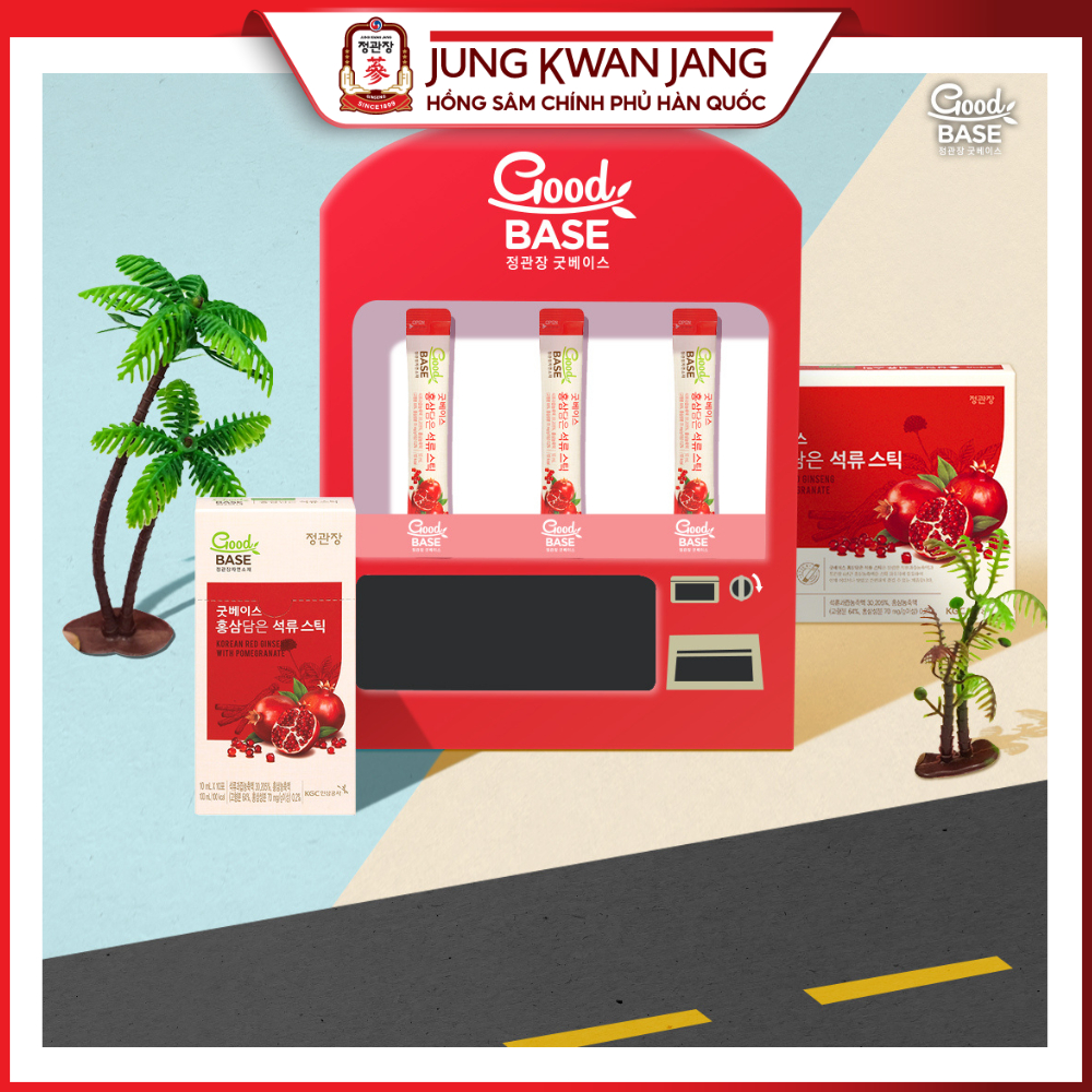 Ảnh Nước Hồng Sâm Hàn Quốc Goodbase Lựu Đỏ KGC Jung Kwan Jang (10ml x 10 gói) 4