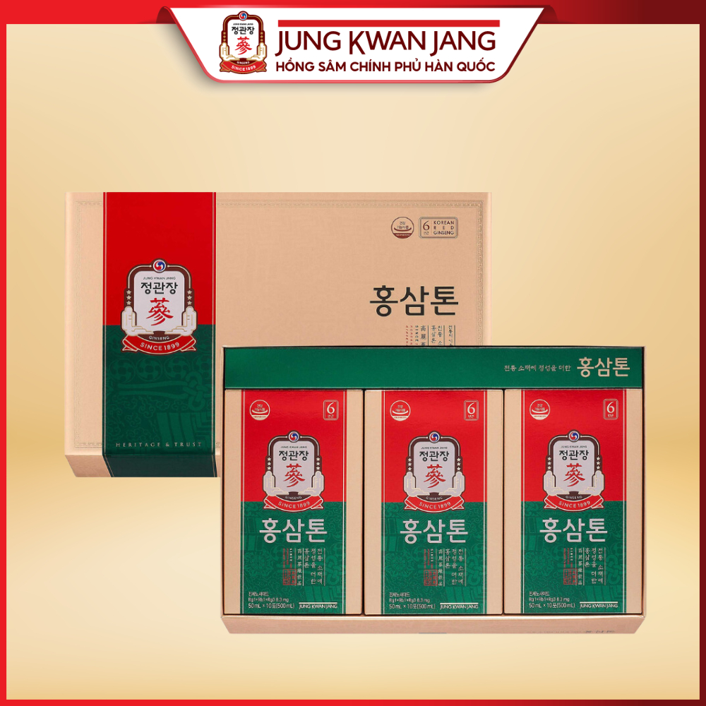 Ảnh Nước Hồng Sâm Pha Sẵn KGC Jung Kwan Jang Tonic (30 gói x 50ml) 3