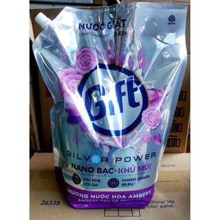Nước Giặt Gift Hương Nước Hoa Pháp 3,6kg – Diệt Khuẩn 99.9%, Lưu Hương Sang Trọng