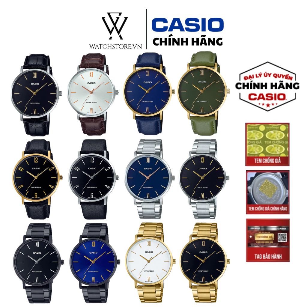 Đồng Hồ Nam Casio MTP-VT01