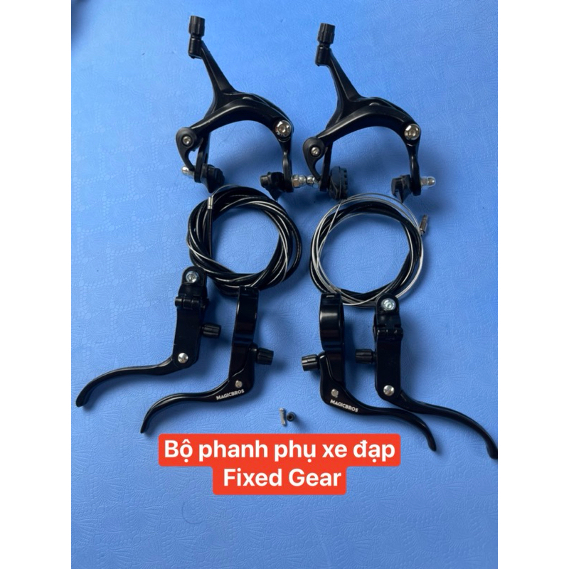 Bộ phanh phụ xe đạp Fixed Gear tay phanh 31.8mm và 25.4mm cao cấp ...