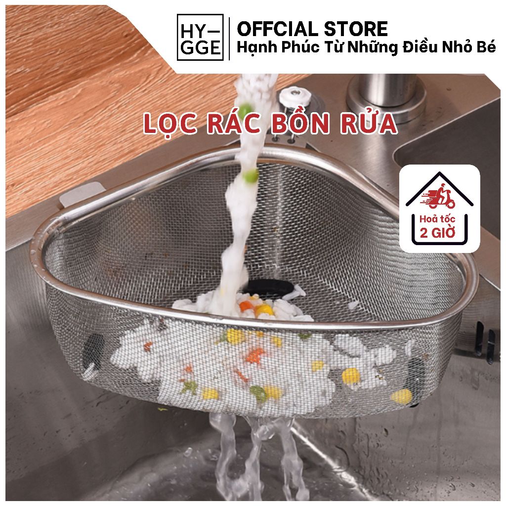 Lọc rác inox bồn rửa chén ngăn tắc bồn rửa,không ghê tay | Khay lọc rác ...