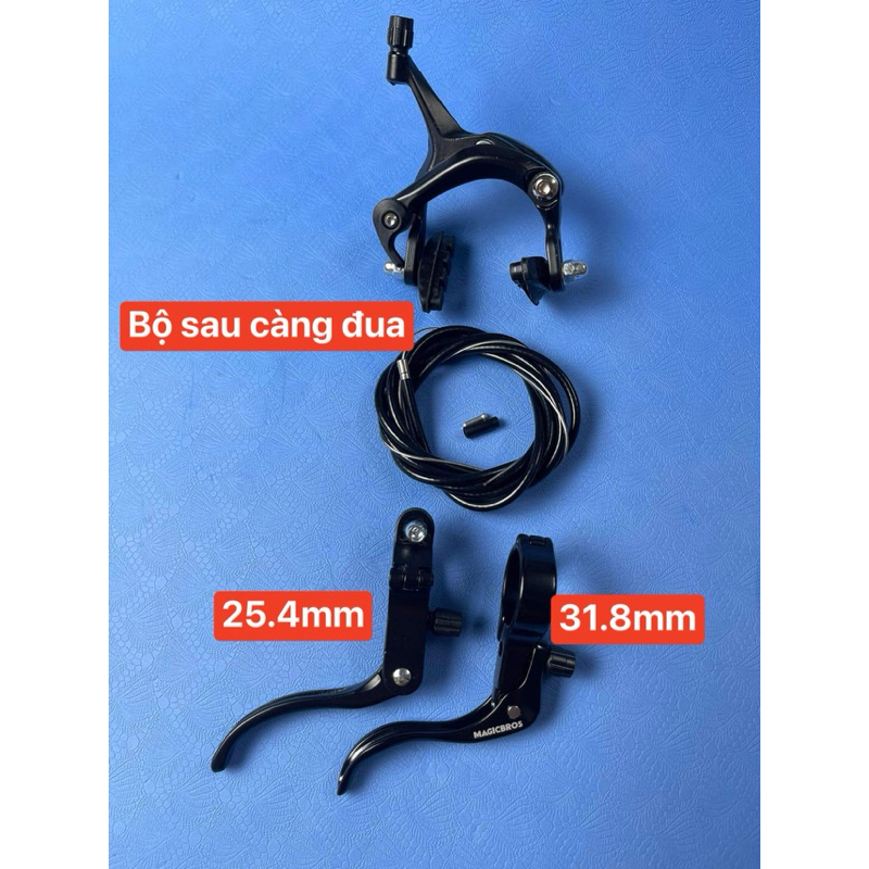 Bộ phanh phụ xe đạp Fixed Gear tay phanh 31.8mm và 25.4mm cao cấp ...