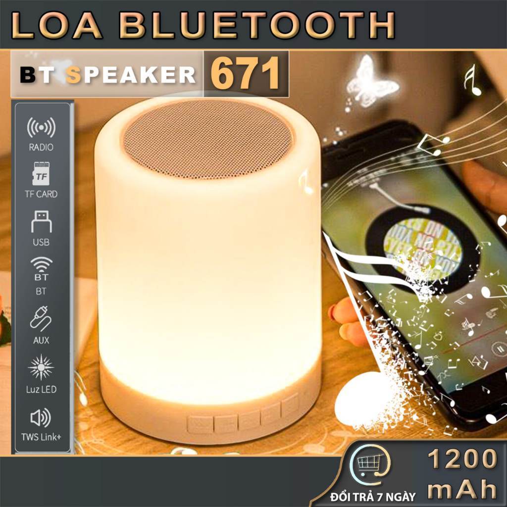 Sada Loa Bluetooth Âm Thanh Siêu Trầm Chất Lượng Cao Có Thể Sạc Lại