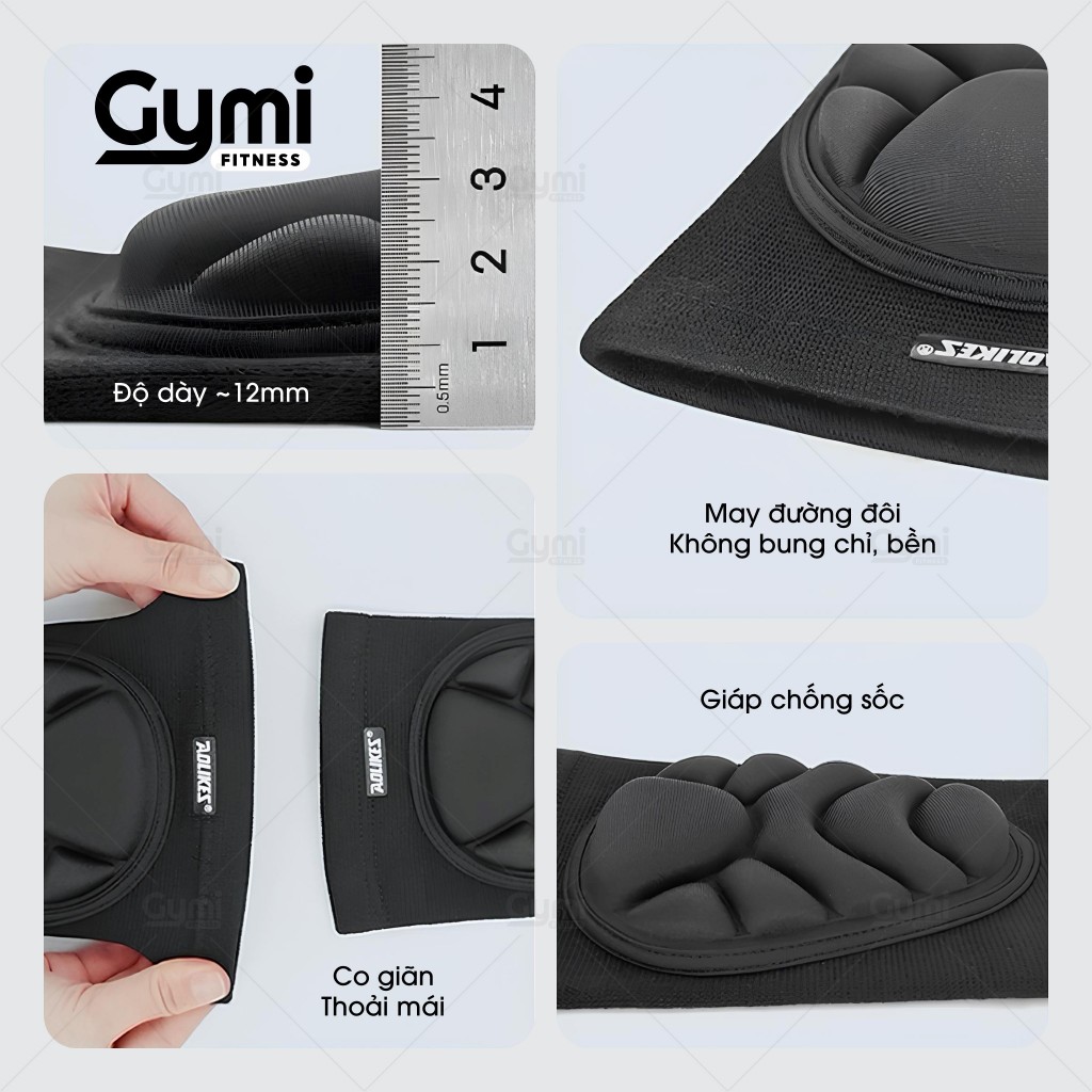 [1 Đôi] Bảo Vệ Khuỷu Tay Có Đệm Tránh Chấn Thương Aolikes A-0245 - Phù Hợp Tập Gym - AL0245
