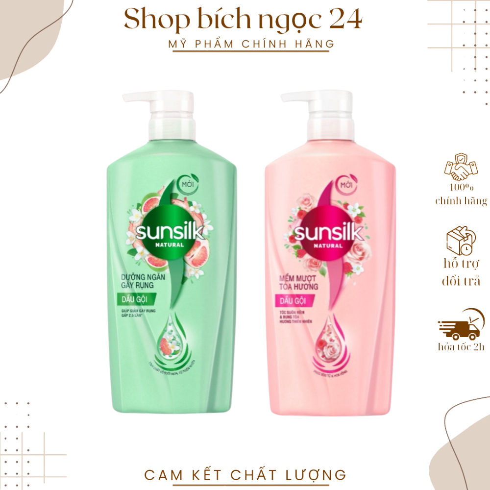 Dầu Gội Bưởi Sunsilk Natural Hương Thiên Nhiên 650g