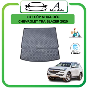 Lót cốp nhựa xe Chevrolet Traiblazer 2019-2021, Khay lót côp nhựa chống nước, nhựa dẻo tpo bền bỉ