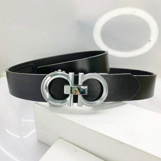 Thắt lưng da bò thật khóa dây tự động cao cấp mặt khóa hợp kim chống gỉ chữ a bản dây 3,5cm