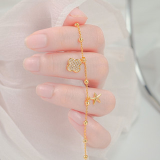 Vòng tay nữ LAMY Lucky Four Leaf Star Rose Gold Bracelet 2241