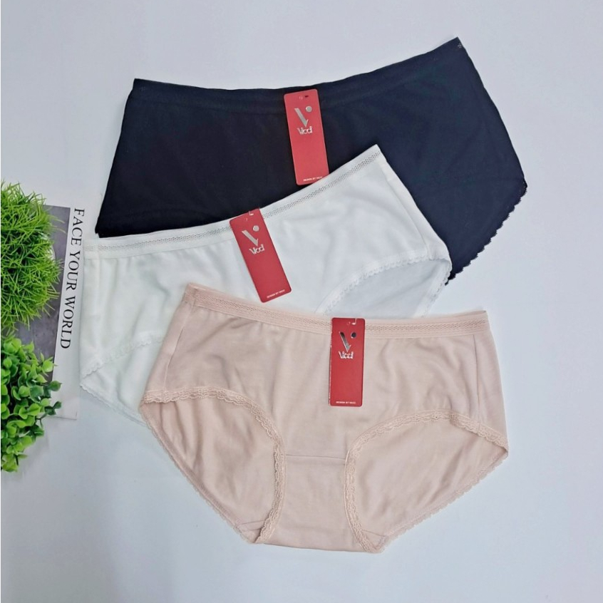 Ảnh Set quần lót nữ cotton lụa Vicci 109 mềm mại, êm ái, thấm hút mồ hôi, kháng khuẩn khử mùi 1