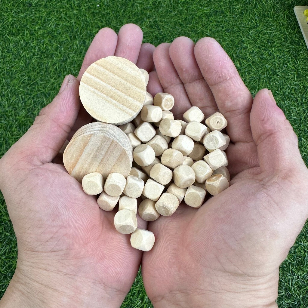 Ảnh Bộ Quân Ô Ăn Quan Bằng Gỗ An Toàn Cho Bé (Không Kèm Bàn) 2