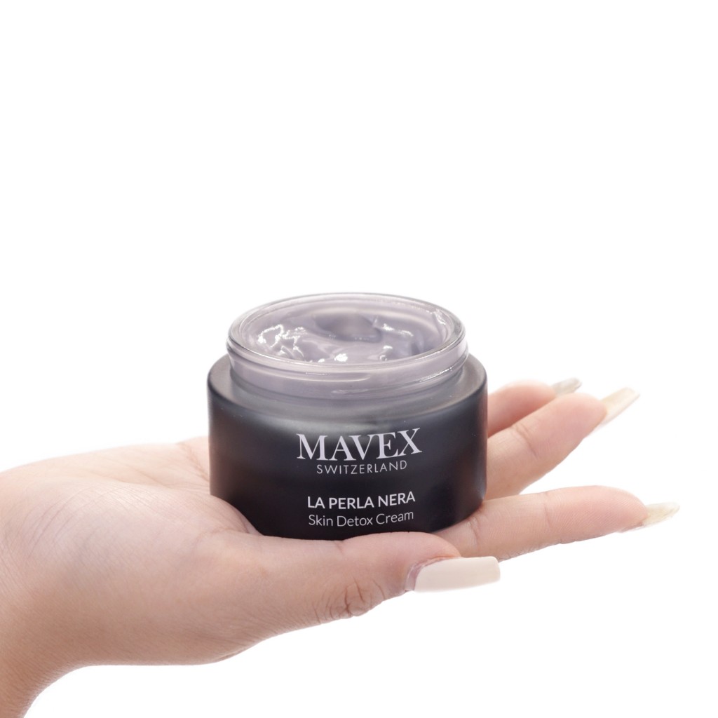 Kem dưỡng da Mavex La Perla Nera than hoạt tính làm sạch sâu, săn chắc da 50ML