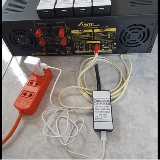 bluetooth thu phát nhạc dành cho amply vang mixer loại cấm nguồn 5v trực tiếp(giá không kèm cóc sạc)